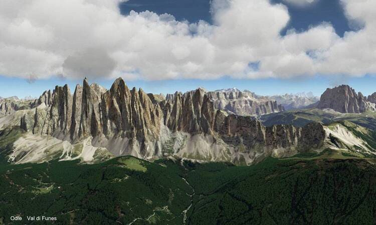 FSC news MTGS330 G1000 Dolomiti 3D Val di Funes